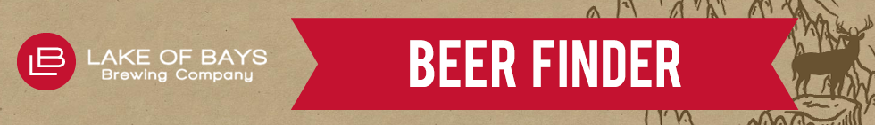LAKE OF BAYS, Beer finder